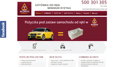 Desktop Screenshot of lombardaconto.pl