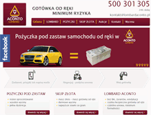 Tablet Screenshot of lombardaconto.pl
